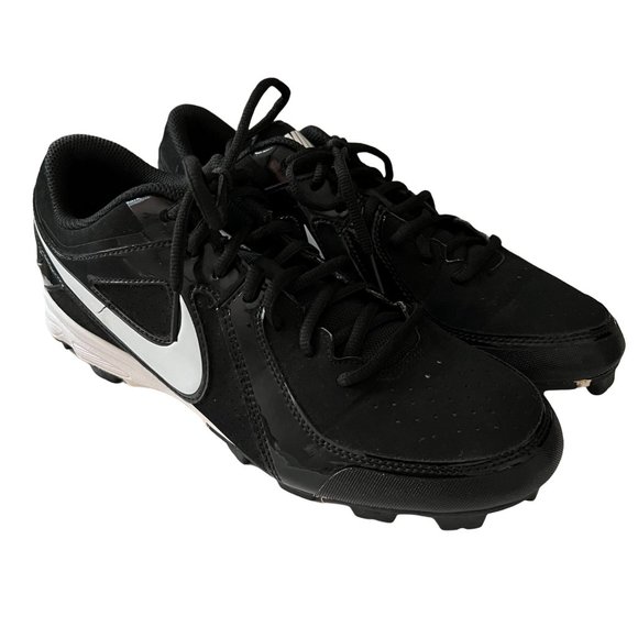 Nike Other - Nike MVP Keystone Low LE 535596 010 Black White Baseball Cleats Men's Size 9